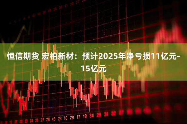 恒信期货 宏柏新材：预计2025年净亏损11亿元-15亿元